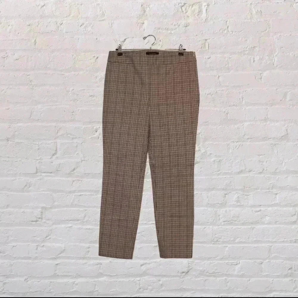 Talbots Chatham Ankle Slacks - Plaid